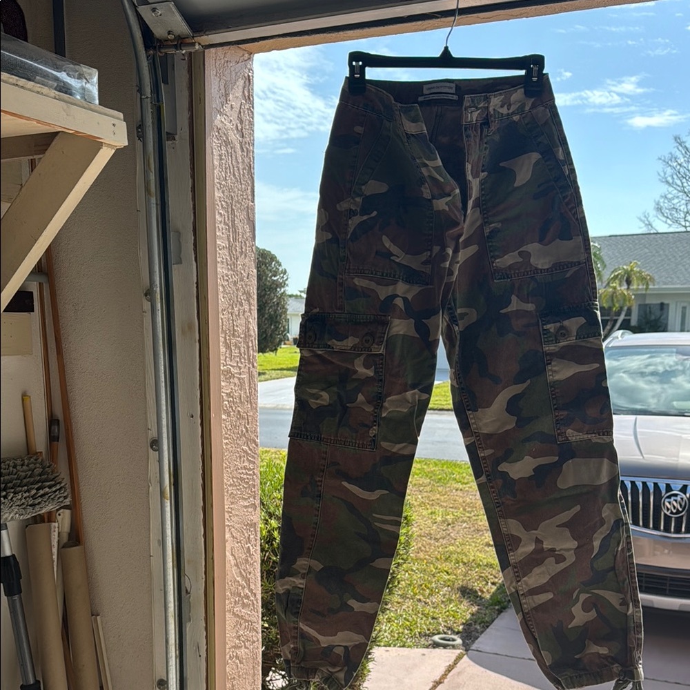Womens Camouflage Cargo Pants